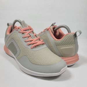 Vionic Jojo Ombre Grey Peach Running Shoes Women Size 9